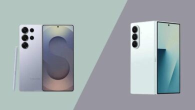 سامسونج Galaxy Z Fold7 و S25 Ultra - صورة رئيسية توضيحية