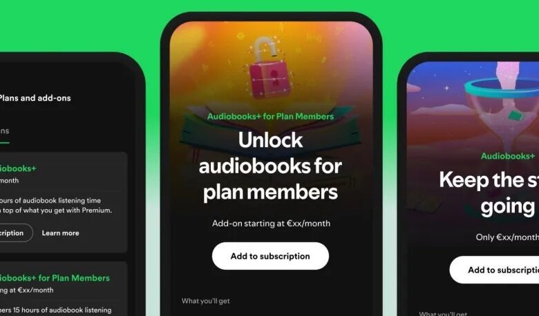 الكتب الصوتية Spotify - صورة رئيسية توضيحية