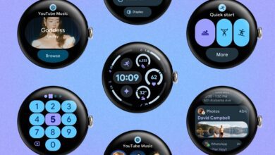 Gemini Wear OS - صورة رئيسية توضيحية