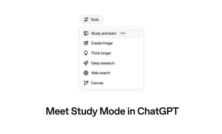 ChatGPT وضع الدراسة - صورة رئيسية توضيحية